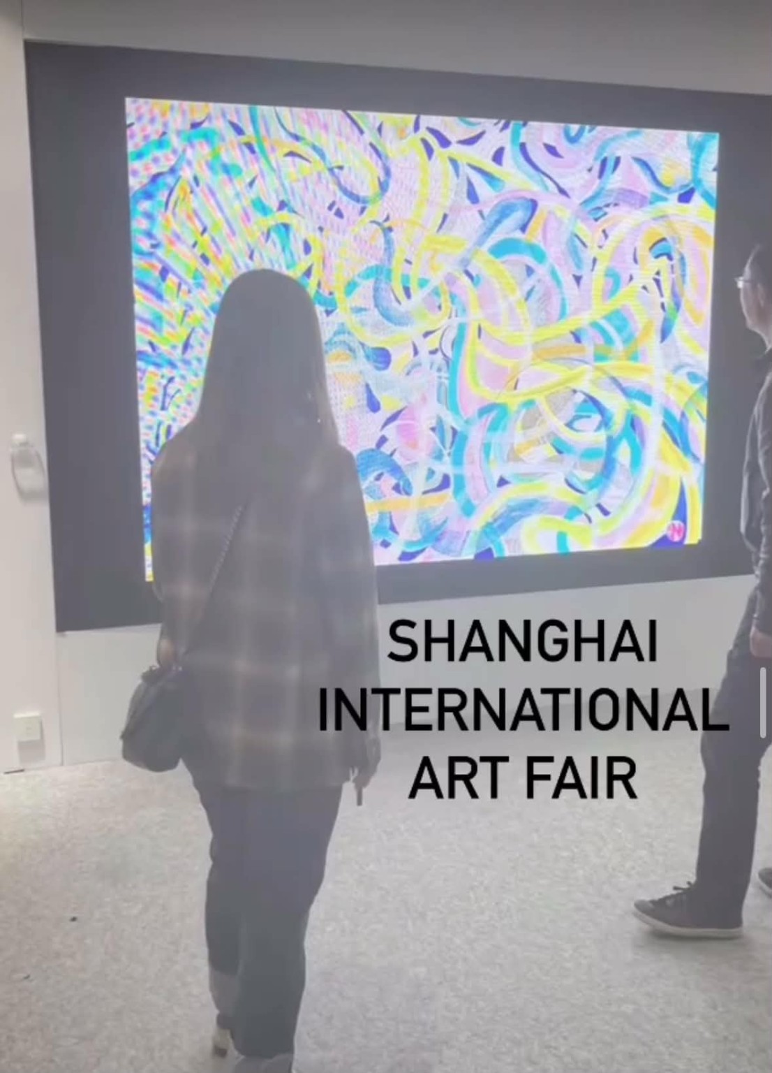 Natalia Koren work at Shanghai International Art Fair