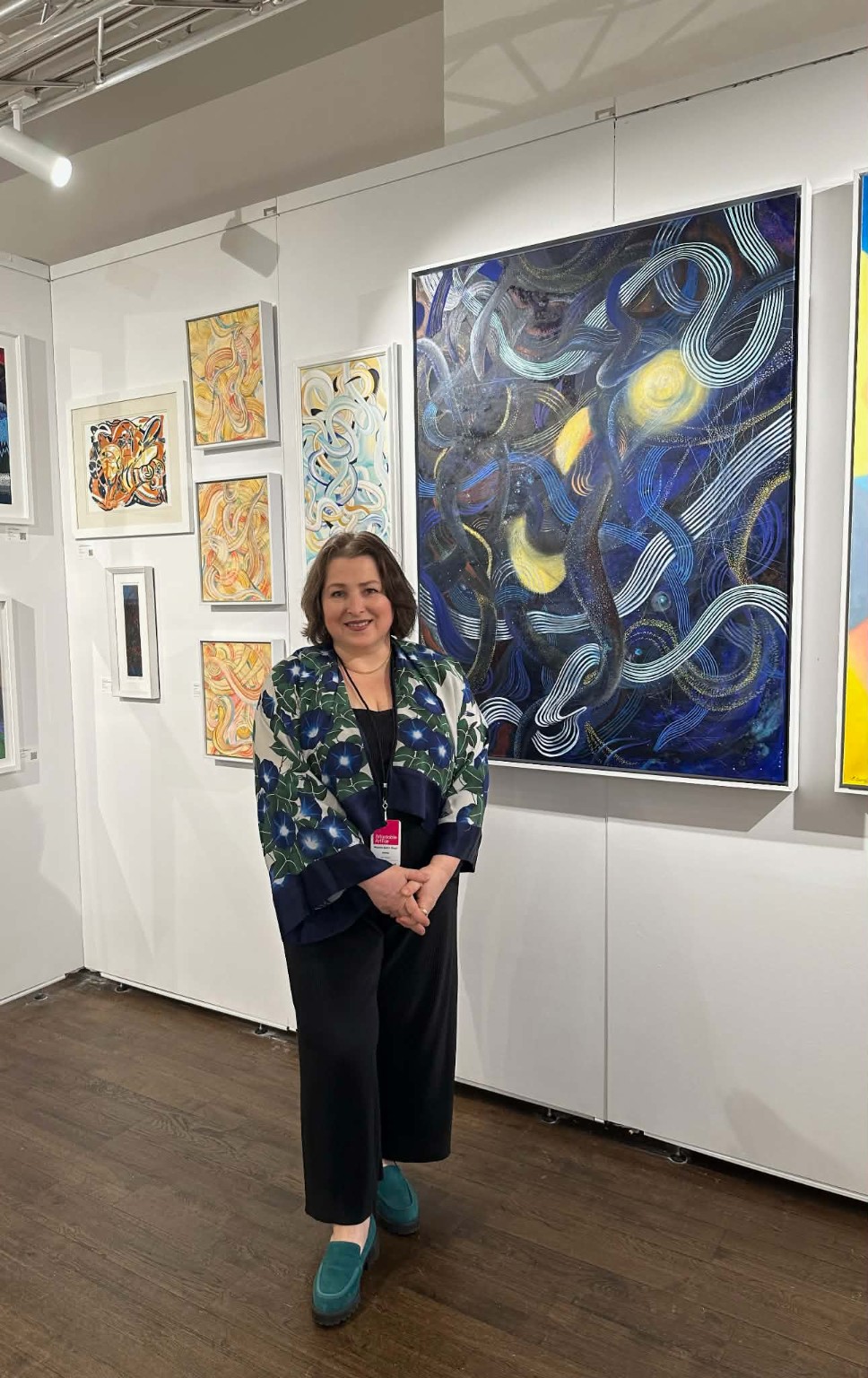Natalia Koren at exhibition